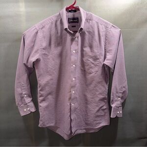 Barrington Men’s Long Sleeve Button Down Purple Shirt 15.5 / 32,33 / Read Desc